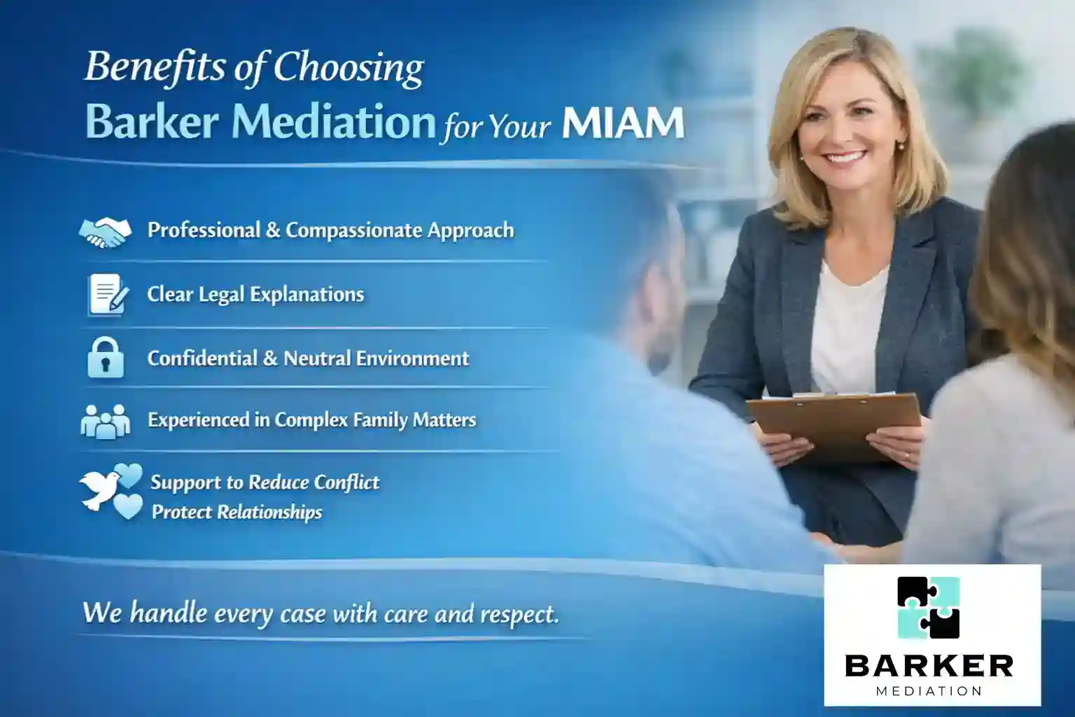 Benefits of Choosing Barker Mediation for Your MIAM Dudley